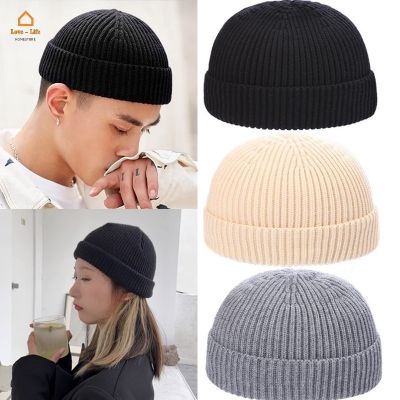 ™ LJ8.27 (Love life) หมวกถักสไตล์เกาหลีอินเทรนด์ / หมวกฮิปฮอปสั้น