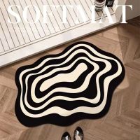 Diatom Mud Bath Mat Super Absorbent Bathroom Rug Non-slip Entrance Doormat Floor Mats Toilet Carpet Kitchen Area Rugs