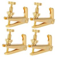 4pcs Violin Fine Tuner Adjuster Copper Nickel Alloy for 3/4 4/4 Size Violin Accessories