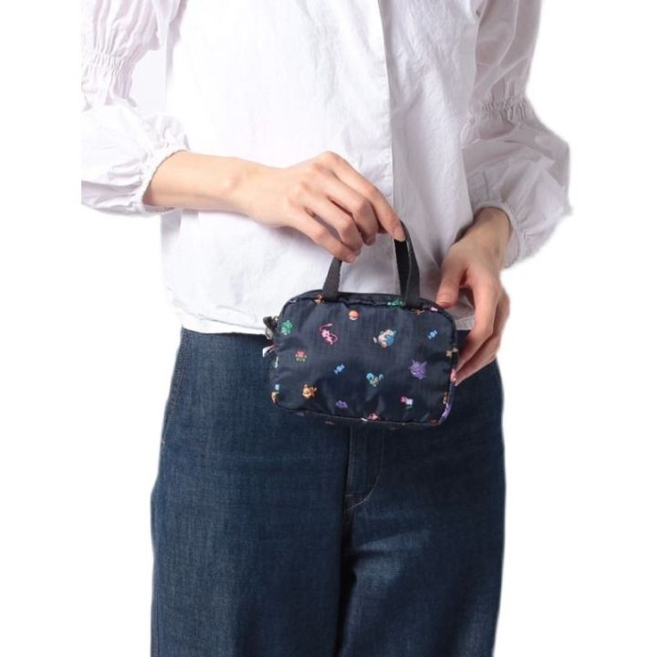 lesportsac-กระเป๋าอุปกรณ์เสริมข้อต่อการ์ตูนน่ารักกระเป๋าถือขนาดเล็กและใช้งานได้จริงกระเป๋าสะพายขนาดเล็ก-4298