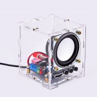 DIY Bluetooth Speaker Box Kit with Mini Amplifier Acrylic Shell Computer Audio Electronic Components Mobile Phone Spaker