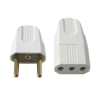 【YF】 Plug 4.0mm Butt  Electrical Socket Power Connector Cable Cord Female Male Converter Adaptor 10A 220V