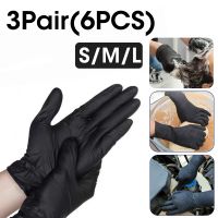 【cw】 Disposable Gloves Food Grade Thickened Safety Nitrile Cleaning