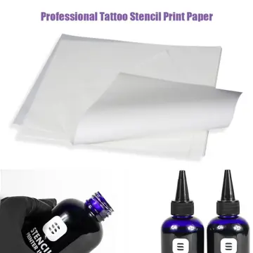 10pcs Tattoo Transfer Paper A4 Size Tattoo Stencil Transfer Paper for  Tattooing, Tattoo Printer Machine Accessories