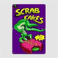 Oddworld Scrab เค้กโปสเตอร์เมทัลมีคราบโรงภาพยนตร์ถ้ำบาร์ห้องนั่งเล่นโปสเตอร์ดีบุกเครื่องตกแต่งฝาผนังส่วนบุคคล