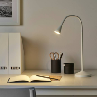 IKEA โคมไฟ led โต๊ะทำงาน, โคมไฟหัวนอน แนฟลิงแงสีขาว   LED Lamp IKEA white color