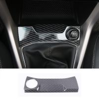 ✳□✕ Carbon Fiber Car Front Usb Panel Cover Trims for Volkswagen Vw T-cross 2018 2019 2020 2021 2022 2023 C11 Accessories Auto Kit