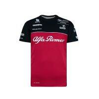 คุณภาพสูง ใหม่ เสื้อกีฬาแขนสั้น ลายทีมแข่ง F1 Alfa Romeo Racing F1 ฤดูร้อน สําหรับผู้ชาย และผู้หญิง 2022