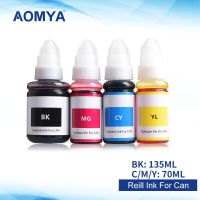 2023 Aomya หมึกสำหรับแคนนอนเติมสี G3100 GI-790 GI-490 GI-890 GI 490 790 Pixma G1000 G1100 G1400 G2400 G3400 G2000เครื่องพิมพ์ G2100