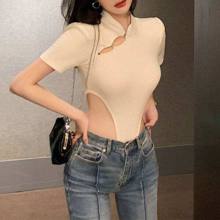 Áo Liền Quần Ngắn Tay Vải Denim Màu Xanh Dương Áo Liền Quần Thường Ngày Cho  Nữ Eo Sang Trọng Cổ Điển Khí Chất Mới Mùa Hè Cho Quý Cô - MixASale