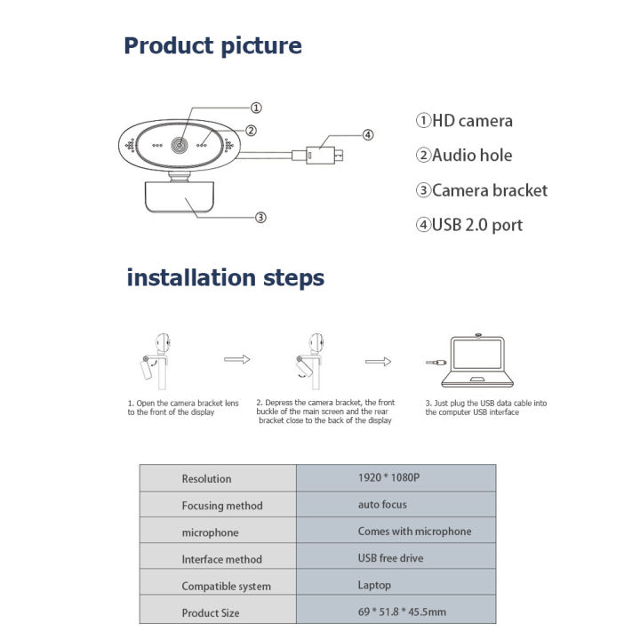hot-sale-jhwvulk-จอไวด์สกรีนวิดีโอทำงานอุปกรณ์ตกแต่งบ้าน2mp-1080p-เว็บแคม-hd-เต็มรูปแบบพร้อมไดร์เวอร์มีไมโครโฟนในตัวกล้องเว็บแคมฟรี