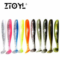 ZTOYL 10ชิ้น เซ็ต Soft fake Fish lures baits 7cm 2G T TAIL Soft Lure Fishing Tackle ใหม่