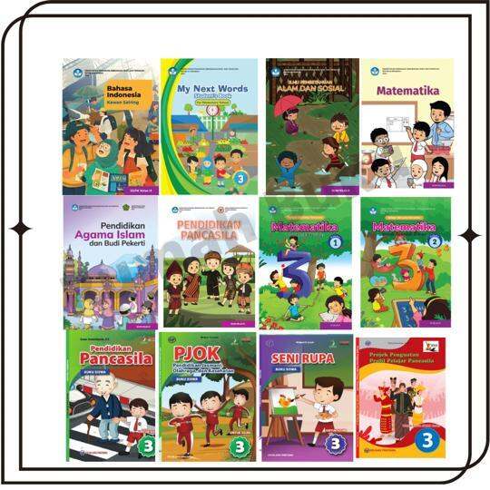 BUKU SISWA KURIKULUM MERDEKA UNTUK KELAS 3 SD/MI KEMENDIKBUD | Lazada ...