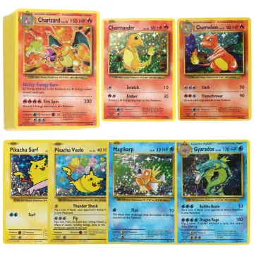 Pokémon Foil Flash Cards, Charizard, Alakazam, Venusaur, Mewtwo