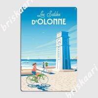 Les Sables Olonne โปสเตอร์เมทัลมีคราบตกแต่งผนังโปสเตอร์โรงภาพยนตร์ห้องนั่งเล่นกำหนดเองห้องนั่งเล่นโปสเตอร์ดีบุก