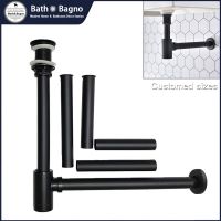 Customize Bathroom Basin Bottle Trap Drain Fixture Different Size Sink Pop Up Filter Stopper Custom Made Washbasin Siphon Hose Traps Drains