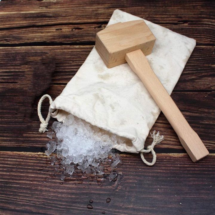 lewis-bag-and-ice-mallet-bartender-kit-ice-crusher-beach-wood-hammer-set-for-ice-crushing-bar-tools-for-home-bartenders