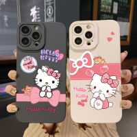 สำหรับ Infinix Note 12 G96 12i ขายดี10S 11 10 Play 11S 10i Smart 6 HD X6512 X657B X6511การ์ตูนน่ารัก HelloKitty ขอบสี่เหลี่ยมปลอกป้องกันเลนส์เต็ม