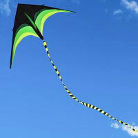 【cw】160cm High Quality Primary Stunt Kite Kit with Wheel Line Large Delta Kite Tail Outdoor Toy Kites for Kids Sport Toy Gifts