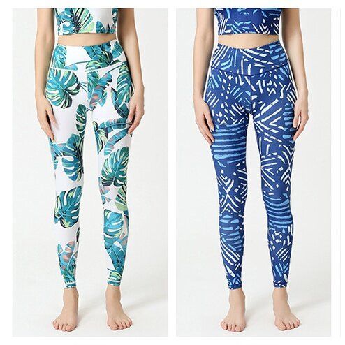 New Style Yoga Clothes Women's European and American Printed