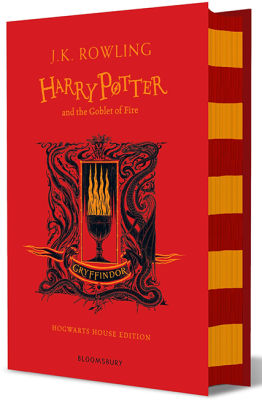 English Harry Potter and the Goblet of fire 20th anniversary Harry Potter and the Goblet of fire Gryffindor college hardcover JK Rowlings original film and novel books