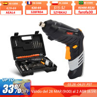 Cordless Screwdriver 3.6V Electric Screwdriver Rechargeable Screw Driver Battery Screwdriver Cordless Drill Power Tool Portable