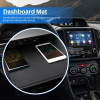 Car Anti-Slip Phone Holder Pad Silicone Dashboard Mat for Subaru Forester Crosstrek XV Impreza 2019-2021 Accessories