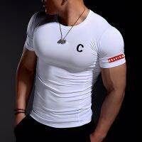 2022 Mens Summer Casual Comfortable Tight-Fitting T-Shirt Sports Gym Sportswear Quick-Drying Breathable Shirt XXS-6XL