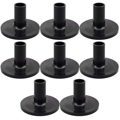 8Pcs Cymbal Sleeves 8PCS 38x26mm Black Drum Cymbal Sleeves Replacement for Shelf Drum Kit