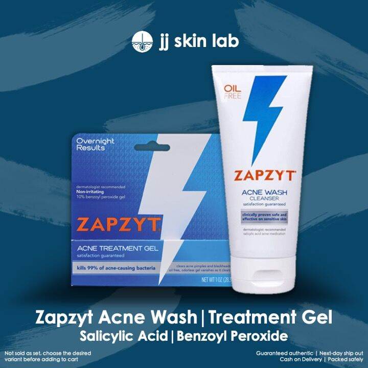 JJ Skin Lab Zapzyt Benzoyl Peroxide 10 Acne Treatment Gel