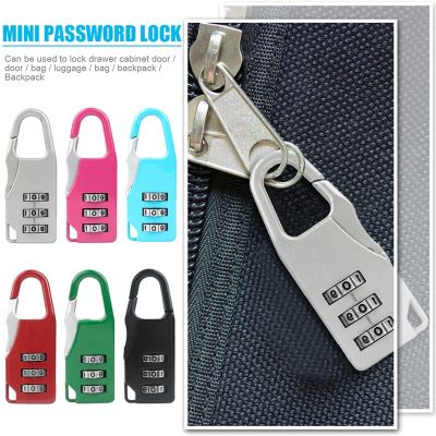 3 Mini Dial Digit Number Code Pas Combination Padlock Security Travel Safe Lock for Padlock Luggage Lock of Gym Padlock