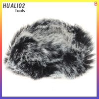 HUALI02 Furry windscreen muff ฝาครอบโฟมไมโครโฟน windproof สำหรับซูม H1 H1N