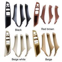 Car Interior Inner Door Handle Panel Pull Trim Cover For BMW 5 series F10 F11 Red Brown/Beige/Black Left Hand Drive LHD