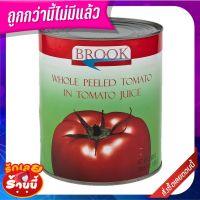 ?The Best!! บรูค มะเขือเทศปอกผิว 2930 กรัม Brook Whole Peel Tomato 2930 g ✨สุดพิเศษ✨