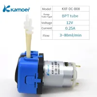 Kamoer ปั๊มน้ำ Peristaltic ขนาดเล็ก Kxf 6V/12V/24V พร้อมจอ Dc ทุกขนาดรองรับการทำงานด้วยตัวเอง