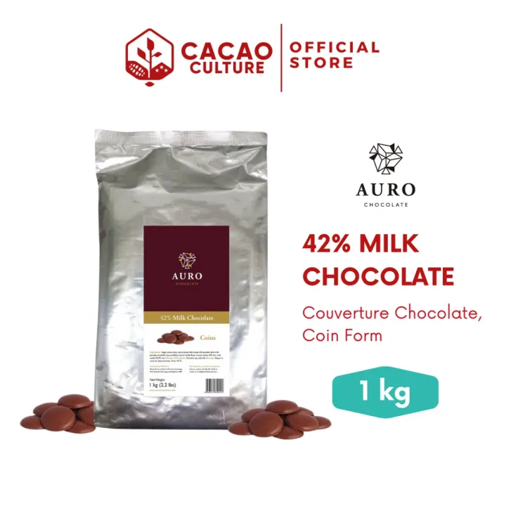 ⚘Auro Chocolate - 42 Milk Chocolate Coins 1Kg | Lazada PH