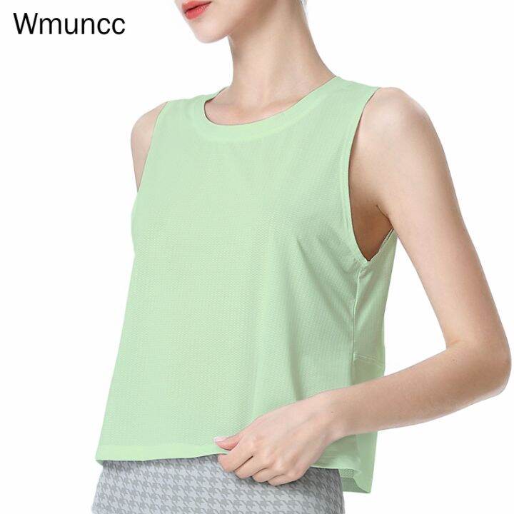 wmuncc-เสื้อยืดแขนกุด-ทรงหลวม-ระบายอากาศ-แบบแห้งเร็ว-เหมาะกับใส่ออกกําลังกาย-เล่นโยคะ-วิ่ง-แฟชั่นฤดูร้อน-สําหรับผู้หญิง