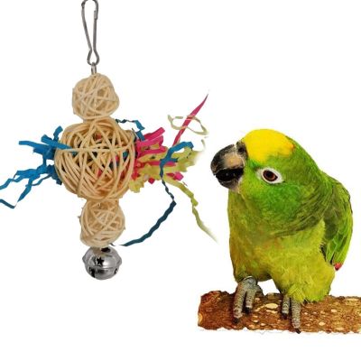 RAN 5 Pcs Parrots Shredding Toys Parakeet Chewing Foraging Toy Bird Cage Accessories