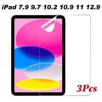 ฟิล์มไฮโดรเจลแบบนิ่มสำหรับ iPad,ปกป้องหน้าจอสำหรับไอแพด10th 10.9 Pro 11 2022 Air 5 4 3 Mini 6สำหรับ iPad 10.2 7 8th ฟิล์มป้องกัน9