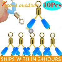 10pcs Carp Fishing Quick Change Feeder Swivels Method Feeder Swivel Snaps Fishing Accessories Tool Jig Hooks Tackle Connector Accessories