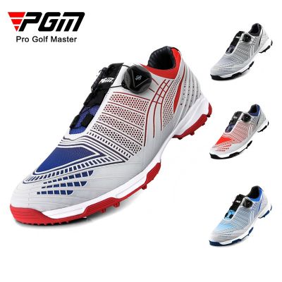 PGM golf shoes mens knob buckle shoelace breathable and comfortable factory direct supply golf