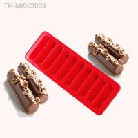 ▪▪♚ 10 Holes Silicone Forms Long Strip Finger Biscuit Silicone Mold Oven Cake Puff Ice Cube Mould Tray Bakeware DIY Baking Tools