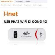 USB PHÁT SÓNG WIFI SIÊU TỐC ĐỘ 4G LTE HSPA - TẶNG KÈM SIM 4G DATA KHỦNG