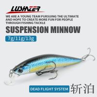 LUSHAZER Luya Bait 7.5g-12.5g Minnow Fishing Lure baits  wobbler Hard Bait Plastic Pike Artificial Swimbait Pesca Fishing tackleLures Baits