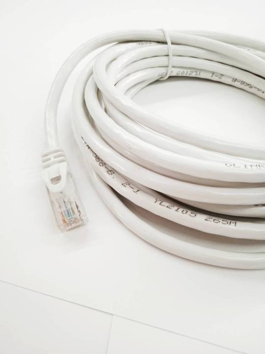 สายแลนด์-สายสัญญานอินเตอร์เนต-lan-utp-cat6-10-100-1000mbpsรองรับจิกบิท-ยาว-15-เมตร-สายแลนด์แบบสำเร็จ