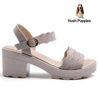 Hush Puppies_Heels Pumps รองเท้าหนังแท้ รองเท้าลำลอง รองเท้าส้นสูง Womens High-heeled Sandals รองเท้าผู้หญิง รุ่น LEILA QTR STRAP HP IWSF7077W -BEIGE