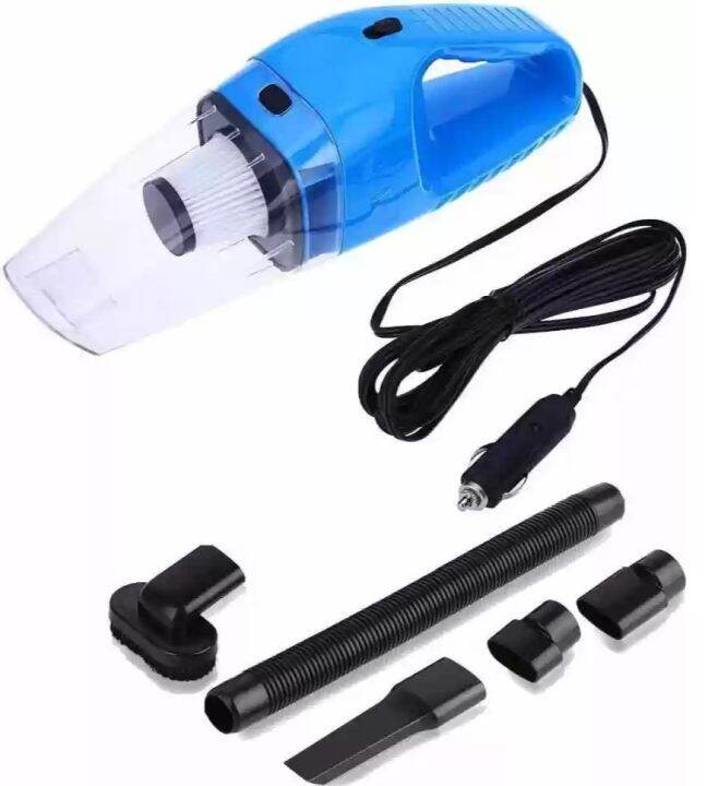 Moto Quip Mini 12v Vehicle Vacuum Cleaner 12V Portable Car Vacuum Cleaner Multipurpose with Add-Ons (5 Meters