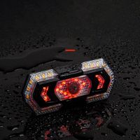 Bike Tail Light with Turn Signals, Rear Bike Safety Warning Light LED Bike Accessories,5 Light Mode,Bicycle Accessories