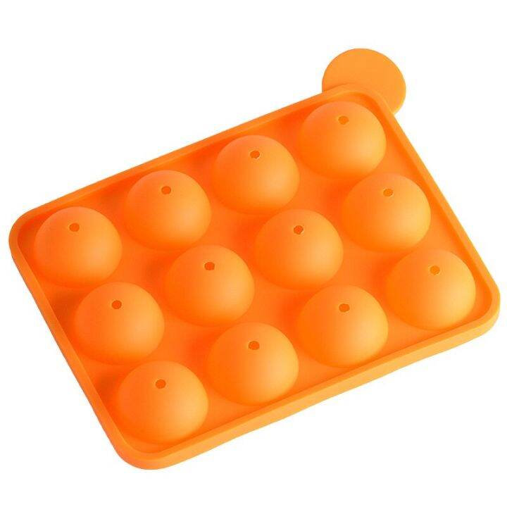 20 12 holes lollipop mold cake pops mold chocolate candy silicone mold