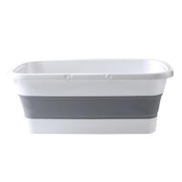 Foldable Wash Basin Portable Folding Fishing Bucket with Handle Multifunctional Storage Bucket for Household Cleaning Fishing Survival Beach Car Wash richly